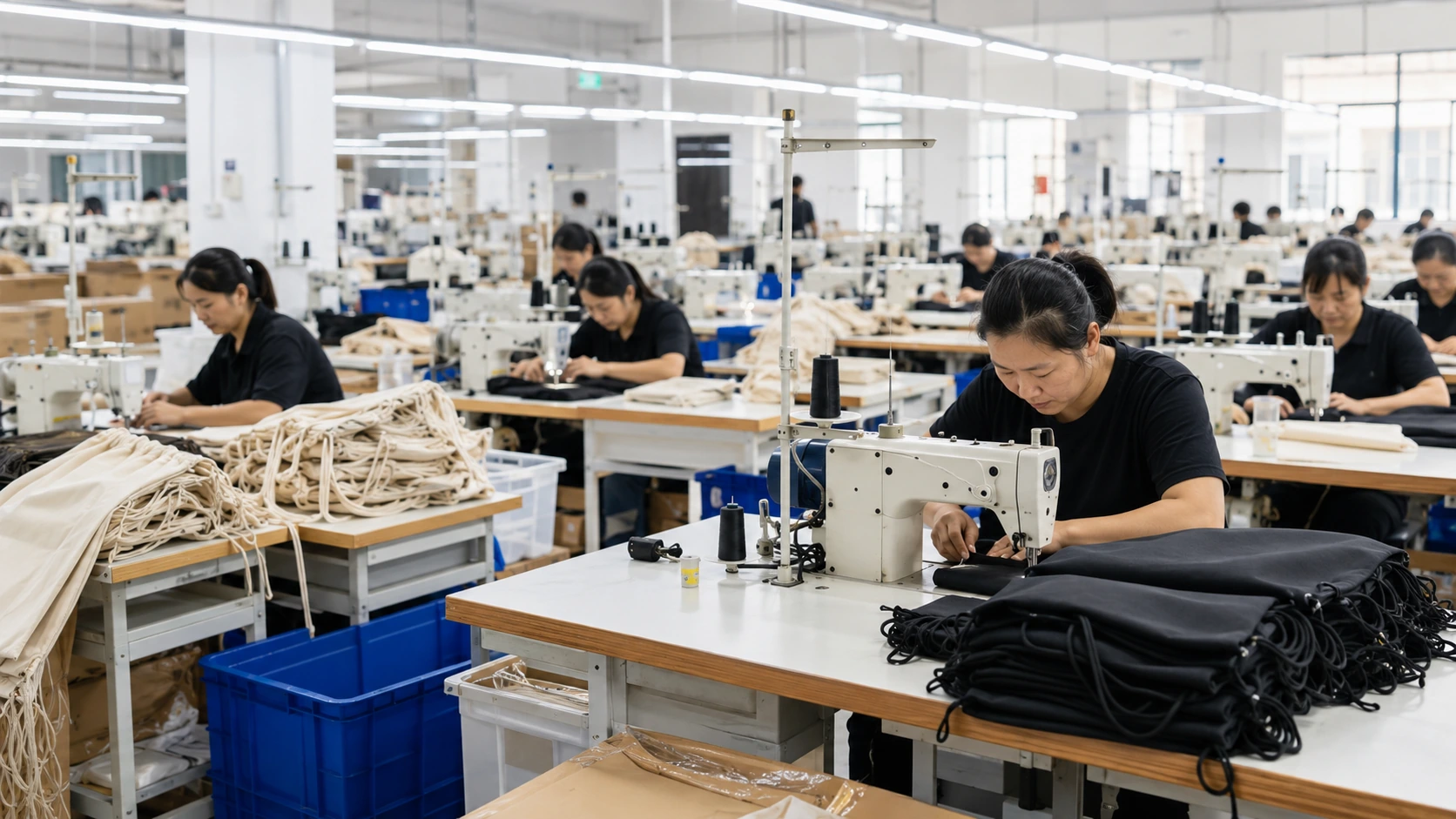 Bag production support visual